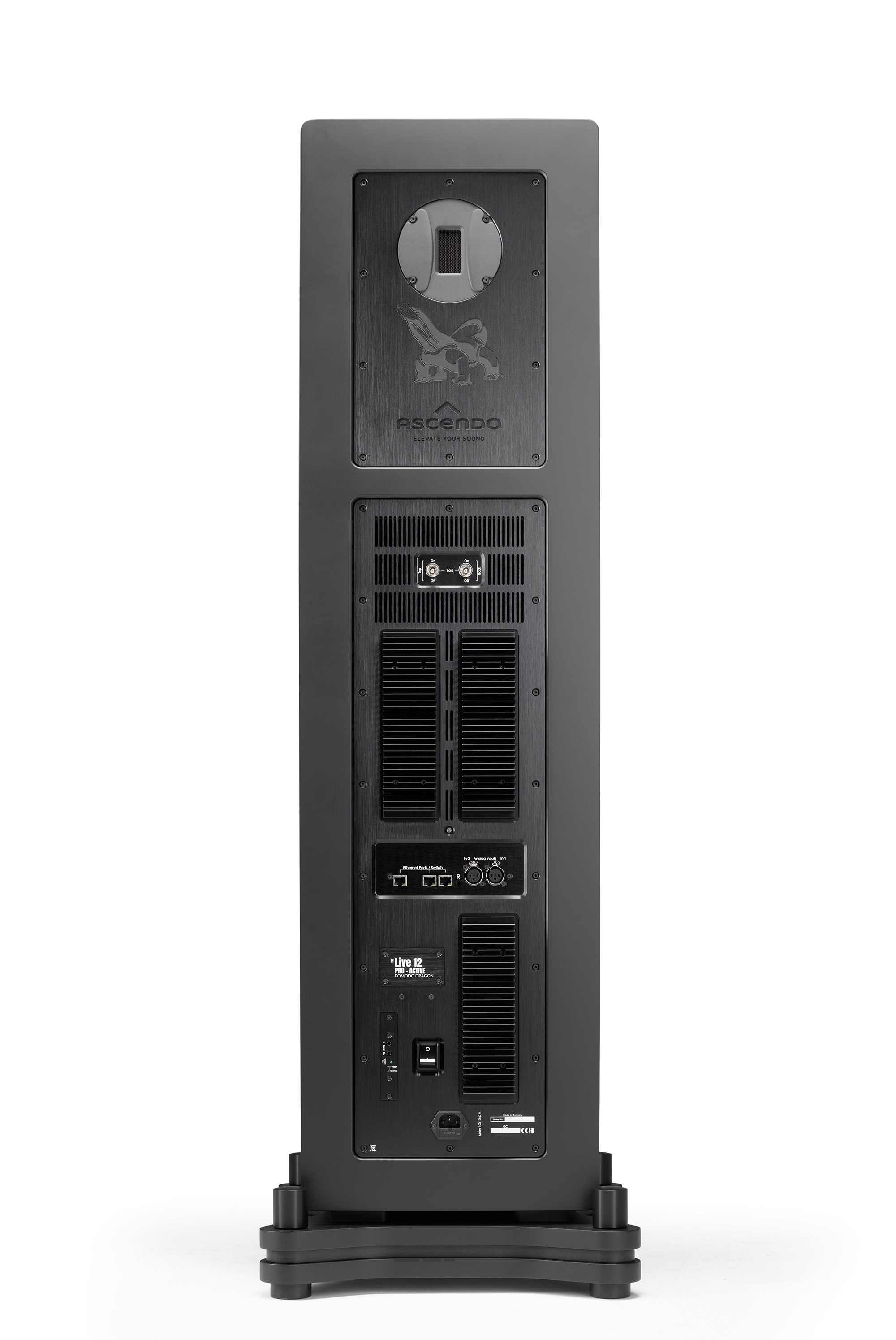 ASCENDO Live 12 Komodo Dragon Aktiv Lautsprecher back